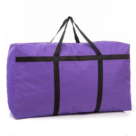 Waterproof Oxford Fabric Storage Bag Different Specifications Moving Bag for Clothes, Quilts, Shoes, Convenience for Home Storage, Travelling (Color: Purple, size: XXL)