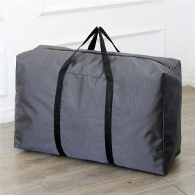 Waterproof Oxford Fabric Storage Bag Different Specifications Moving Bag for Home Storage, Travelling, College Carrying (Color: Grey, size: M)