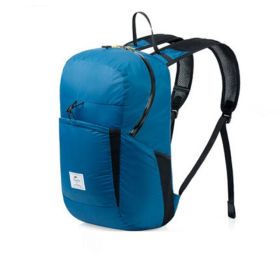 Naturehike Backpack 170g 22L Ultralight Shoulder Bag Women Man bag Waterproof Folding Bag Travel Climbing Trekking Men Backpack (Capacity: Other, Color: Blue 22L)